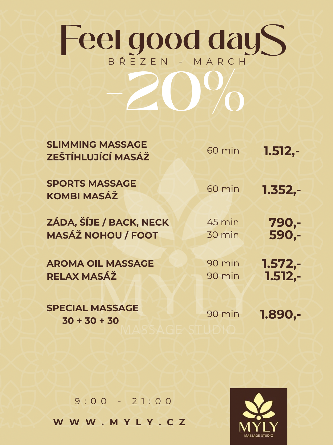 akce feel good days poup